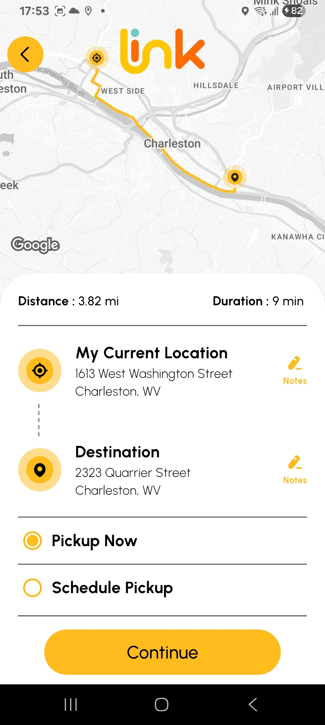 Link Ride screenshot